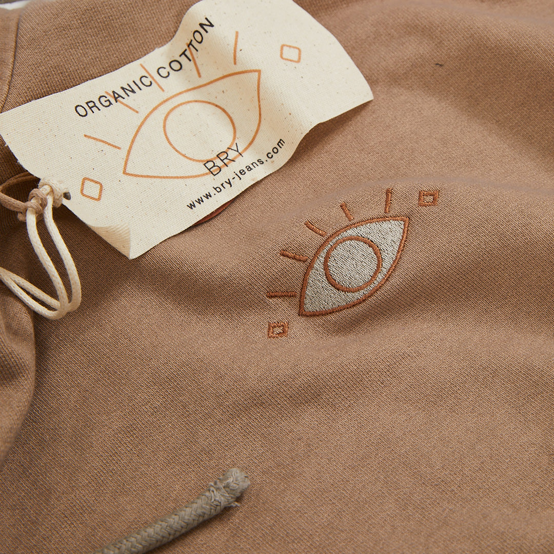 HOODIE CROPPED - SUSA TAUPE