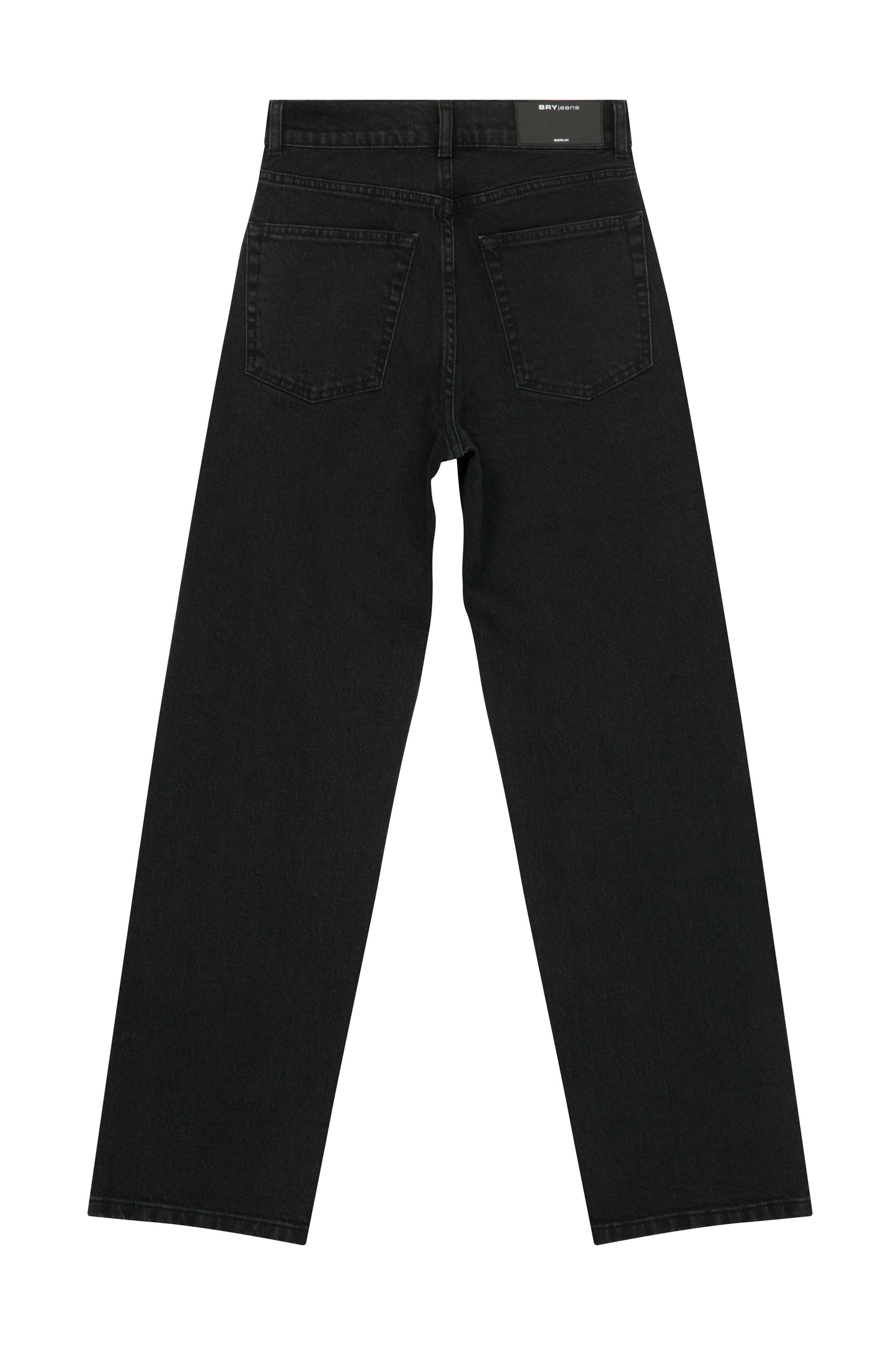 STRAIGHT JEANS - MIRVA BLACK HIGH WAIST